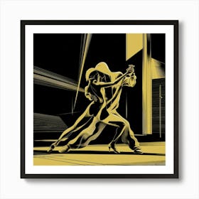 Dancers In The Dark Art Print