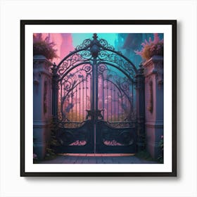 Gate To A Fairytale Art Print