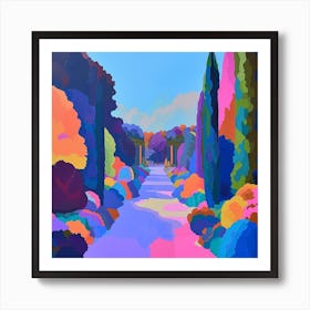 Colourful Gardens Versailles Gardens France 2 Art Print