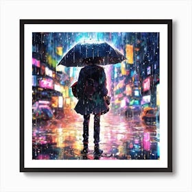 Rainy Night 2 Art Print