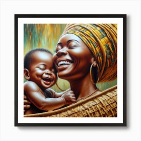 Mother And Child 2 Art Print