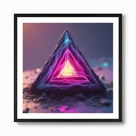 Neon pod Art Print