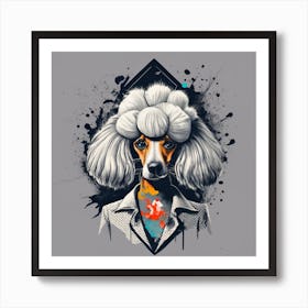 Poodle Art Print