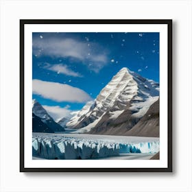 Glacier In Argentina 1 Art Print