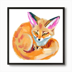 Fennec Fox 03 Art Print