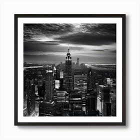 New York City Skyline 20 Art Print