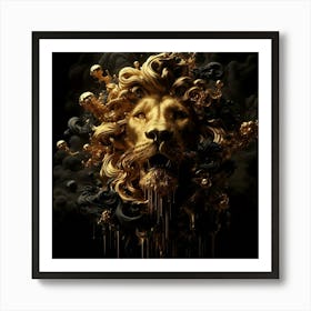 Lion Head 66 Art Print