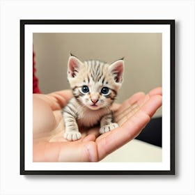 Bengal Kitten Art Print