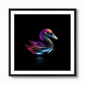 Neon Swan Affiche