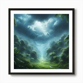 Dark Forest 5 Art Print