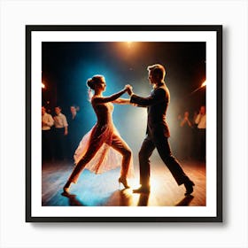 Tango Dancers 3 Art Print