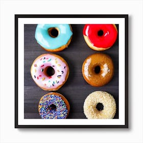Donuts 2 Art Print