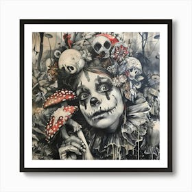 'The Clown' Art Print
