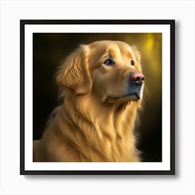 Golden Retriever Art Print