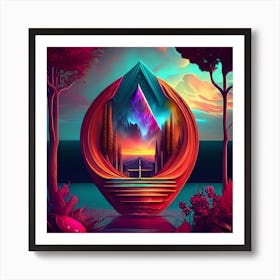 Lucid Dreaming Abstract Art Print