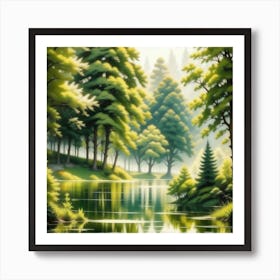 Russian Landscape Painting 1 Art Print