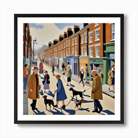 Street Scene Art Print