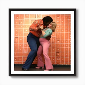 Man And A Woman Dancing Art Print