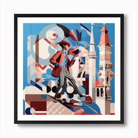 Russian City Art Print