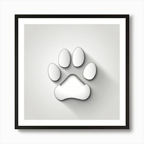 Paw Print Art Print