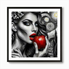 Black And White Painting 1 Art Print