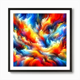 Exotic Abstract Painting 1 Art Print