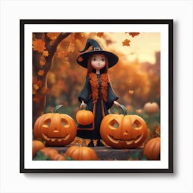 Halloween Witch 2 Art Print