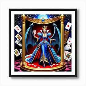 Queen Of Hearts 16 Art Print