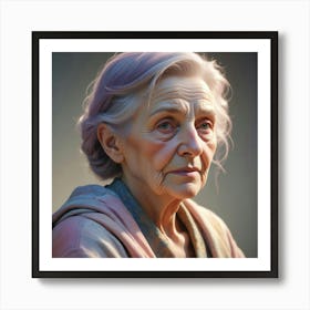 Old Woman Art Print