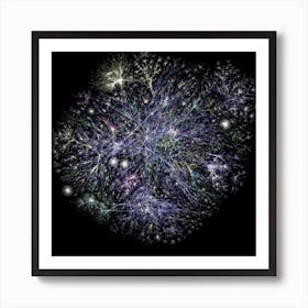 Network Of Stars Art Print