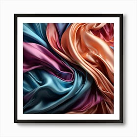 Silk Fabric Background art print Art Print