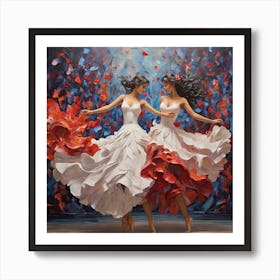 Two Dancers Art Print