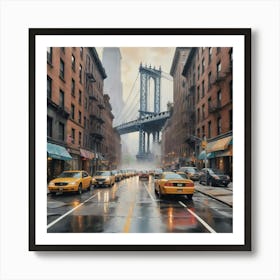 Streets of New York City Poster