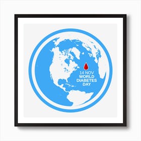 No World Diabetes Day Art Print