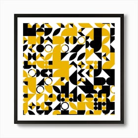 Abstract Geometric Pattern 17 Art Print