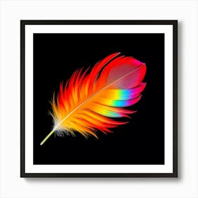 Feather Feather Feather 3 Art Print