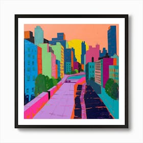 Abstract Park Collection High Line Park New York City 4 Art Print