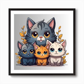 cute kitten 8 Art Print