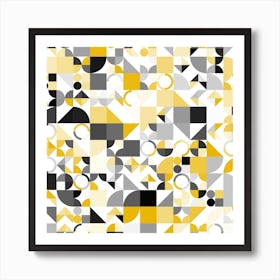 Abstract Geometric Pattern 20 Art Print