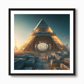 Futuristic Cityscape 6 Poster