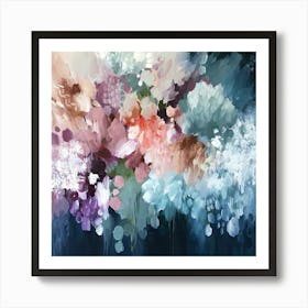 Abstract Floral Painting Art Print