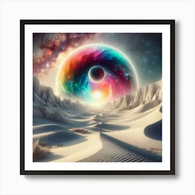 Space Painting 3 Art Print