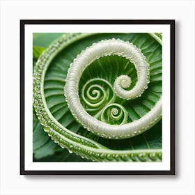 Spiral Fern 2 Art Print