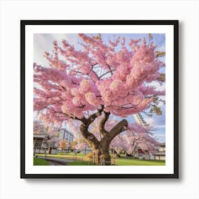 Sakura Tree In Bloom Art Print