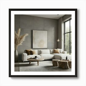 Modern Living Room 129 Art Print