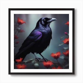 Raven Art Print