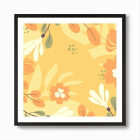 Floral Wallpaper Art Print