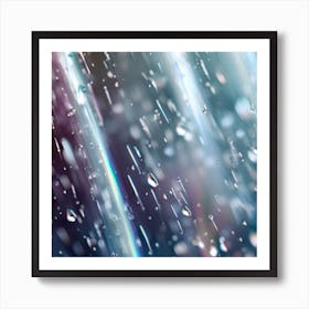 Raindrops Art Print