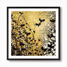 Butterfly Floral Art Print