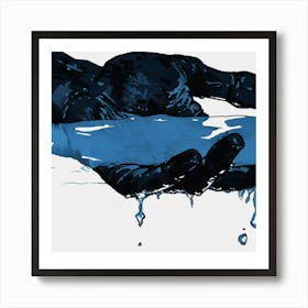 Hand In Water Art Print